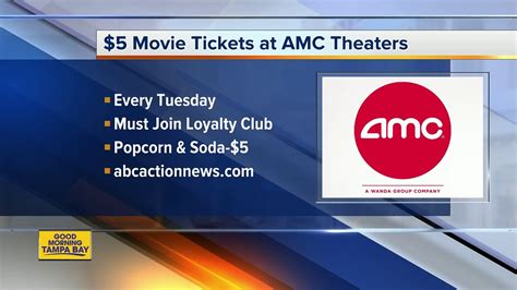 Movies on the Big Screen Are $5 on Discount <b>Tuesdays</b> at All <b>AMC</b> <b>Theatres</b> U. . Amc theaters ticket prices on tuesday